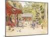 A Street Scene, Japan-Walter Frederick Roofe Tyndale-Mounted Giclee Print
