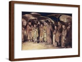 A Street Scene, Kioto-Mortimer Ludington Menpes-Framed Giclee Print