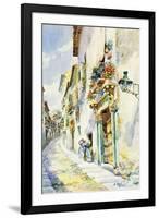 A Street Scene, Toledo-Marin Higuero Enrique-Framed Giclee Print