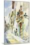 A Street Scene, Toledo-Marin Higuero Enrique-Mounted Giclee Print