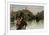 A Street Scene with Elegant Ladies, Paris-Max Lugi-Framed Giclee Print