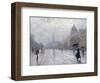 A Street Scene-Paul Fischer-Framed Giclee Print