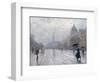 A Street Scene-Paul Fischer-Framed Giclee Print