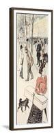 A Street Scene-Théophile Alexandre Steinlen-Framed Giclee Print