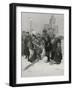 A Street Vendor of Salt Herrings-Frederic De Haenen-Framed Giclee Print