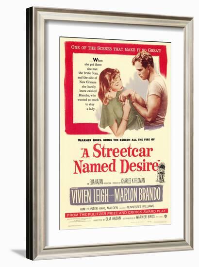 A Streetcar Named Desire, 1951-null-Framed Art Print