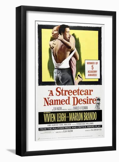 A Streetcar Named Desire, 1951-null-Framed Art Print