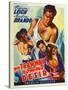 A Streetcar Named Desire, Belgian Movie Poster, 1951-null-Stretched Canvas