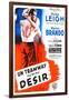 A Streetcar Named Desire, French Movie Poster, 1951-null-Framed Art Print