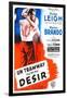 A Streetcar Named Desire, French Movie Poster, 1951-null-Framed Art Print