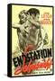 A Streetcar Named Desire, German Movie Poster, 1951-null-Framed Stretched Canvas