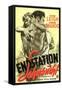 A Streetcar Named Desire, German Movie Poster, 1951-null-Framed Stretched Canvas