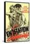 A Streetcar Named Desire, German Movie Poster, 1951-null-Framed Stretched Canvas