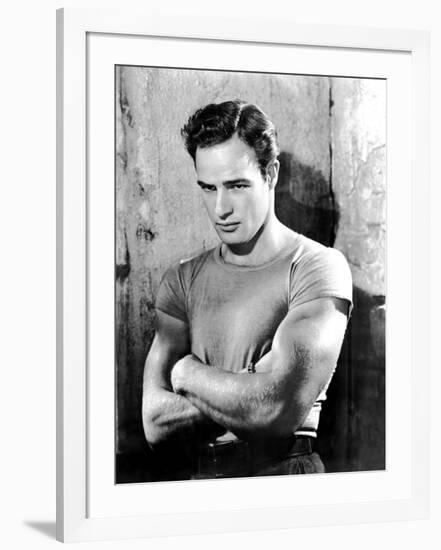 A Streetcar Named Desire, Marlon Brando, 1951, Arms Folded-null-Framed Photo