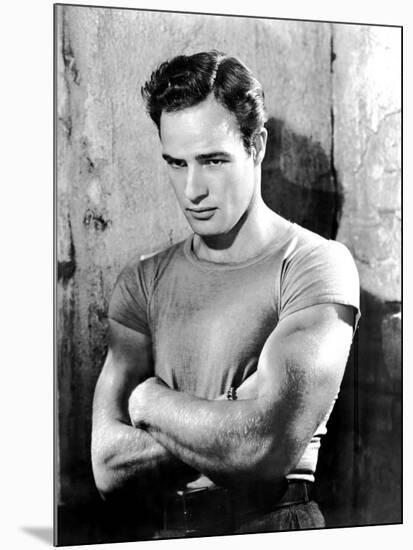 A Streetcar Named Desire, Marlon Brando, 1951, Arms Folded-null-Mounted Photo