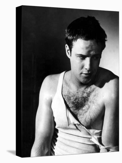 A Streetcar Named Desire, Marlon Brando, 1951-null-Stretched Canvas