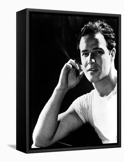 A Streetcar Named Desire, Marlon Brando, 1951-null-Framed Stretched Canvas