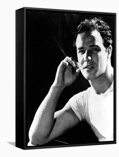 A Streetcar Named Desire, Marlon Brando, 1951-null-Framed Stretched Canvas