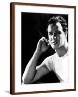 A Streetcar Named Desire, Marlon Brando, 1951-null-Framed Photo