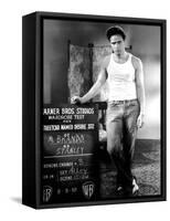 A Streetcar Named Desire, Marlon Brando, 1951.-null-Framed Stretched Canvas