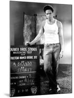 A Streetcar Named Desire, Marlon Brando, 1951.-null-Mounted Photo