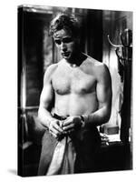 A Streetcar Named Desire, Marlon Brando, 1951-null-Stretched Canvas