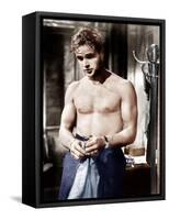 A Streetcar Named Desire, Marlon Brando, 1951-null-Framed Stretched Canvas