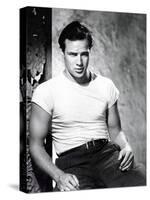 A Streetcar Named Desire, Marlon Brando 1951-null-Stretched Canvas