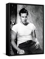 A Streetcar Named Desire, Marlon Brando 1951-null-Framed Stretched Canvas