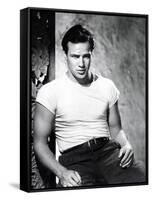 A Streetcar Named Desire, Marlon Brando 1951-null-Framed Stretched Canvas