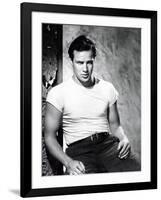 A Streetcar Named Desire, Marlon Brando 1951-null-Framed Photo