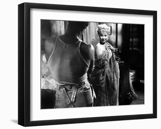 A Streetcar Named Desire, Marlon Brando, Vivien Leigh, 1951-null-Framed Photo