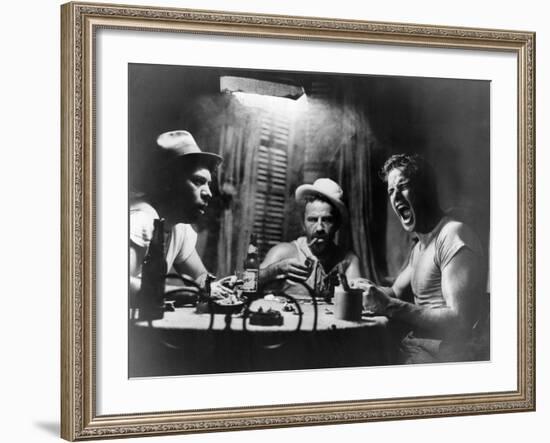 A Streetcar Named Desire, Nick Dennis, Rudy Bond, Marlon Brando, 1951-null-Framed Photo