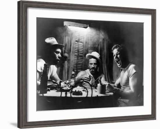 A Streetcar Named Desire, Nick Dennis, Rudy Bond, Marlon Brando, 1951-null-Framed Photo