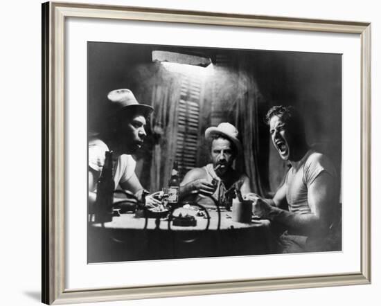 A Streetcar Named Desire, Nick Dennis, Rudy Bond, Marlon Brando, 1951-null-Framed Photo