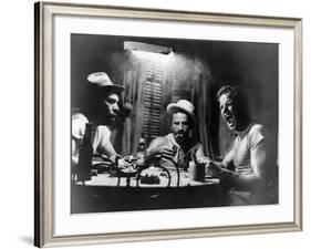 A Streetcar Named Desire, Nick Dennis, Rudy Bond, Marlon Brando, 1951-null-Framed Photo