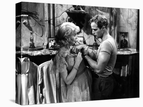 A Streetcar Named Desire, Vivien Leigh, Marlon Brando, 1951-null-Stretched Canvas