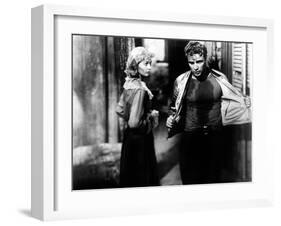 A Streetcar Named Desire, Vivien Leigh, Marlon Brando, 1951-null-Framed Photo