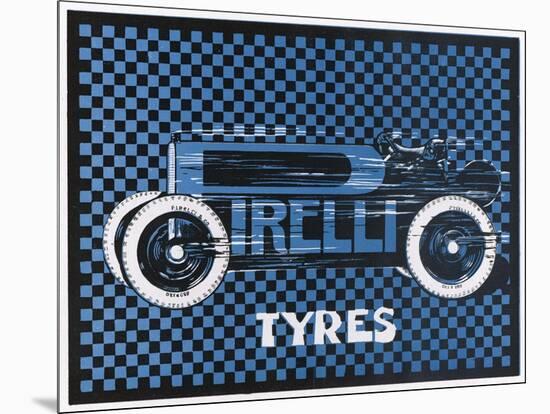 A Striking Advertisement for Pirelli Tires-null-Mounted Art Print