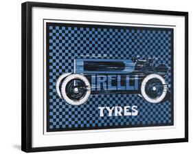 A Striking Advertisement for Pirelli Tires-null-Framed Art Print