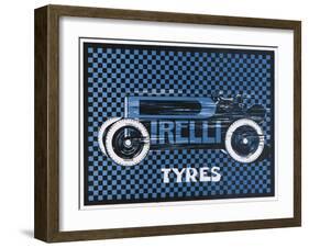 A Striking Advertisement for Pirelli Tires-null-Framed Art Print