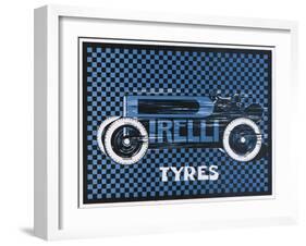 A Striking Advertisement for Pirelli Tires-null-Framed Art Print