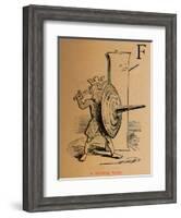 'A Striking Point', c1860, (c1860)-John Leech-Framed Giclee Print