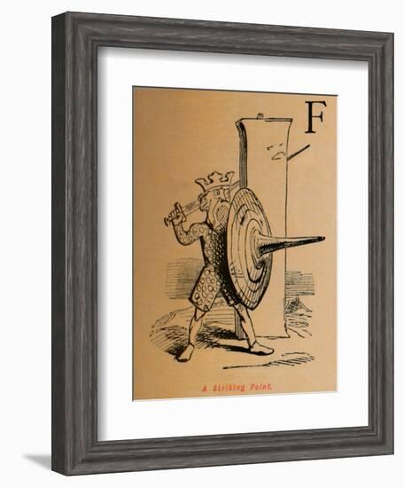 'A Striking Point', c1860, (c1860)-John Leech-Framed Giclee Print