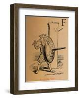 'A Striking Point', c1860, (c1860)-John Leech-Framed Giclee Print