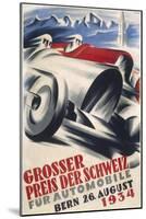 A Striking Poster for the Grand Prix of Switzerland Held at Bern-null-Mounted Premium Photographic Print