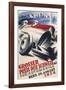 A Striking Poster for the Grand Prix of Switzerland Held at Bern-null-Framed Photographic Print