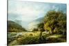 A Stroll Along the River-Melrose Andrew-Stretched Canvas