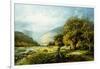A Stroll Along the River-Melrose Andrew-Framed Giclee Print