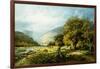 A Stroll Along the River-Melrose Andrew-Framed Giclee Print